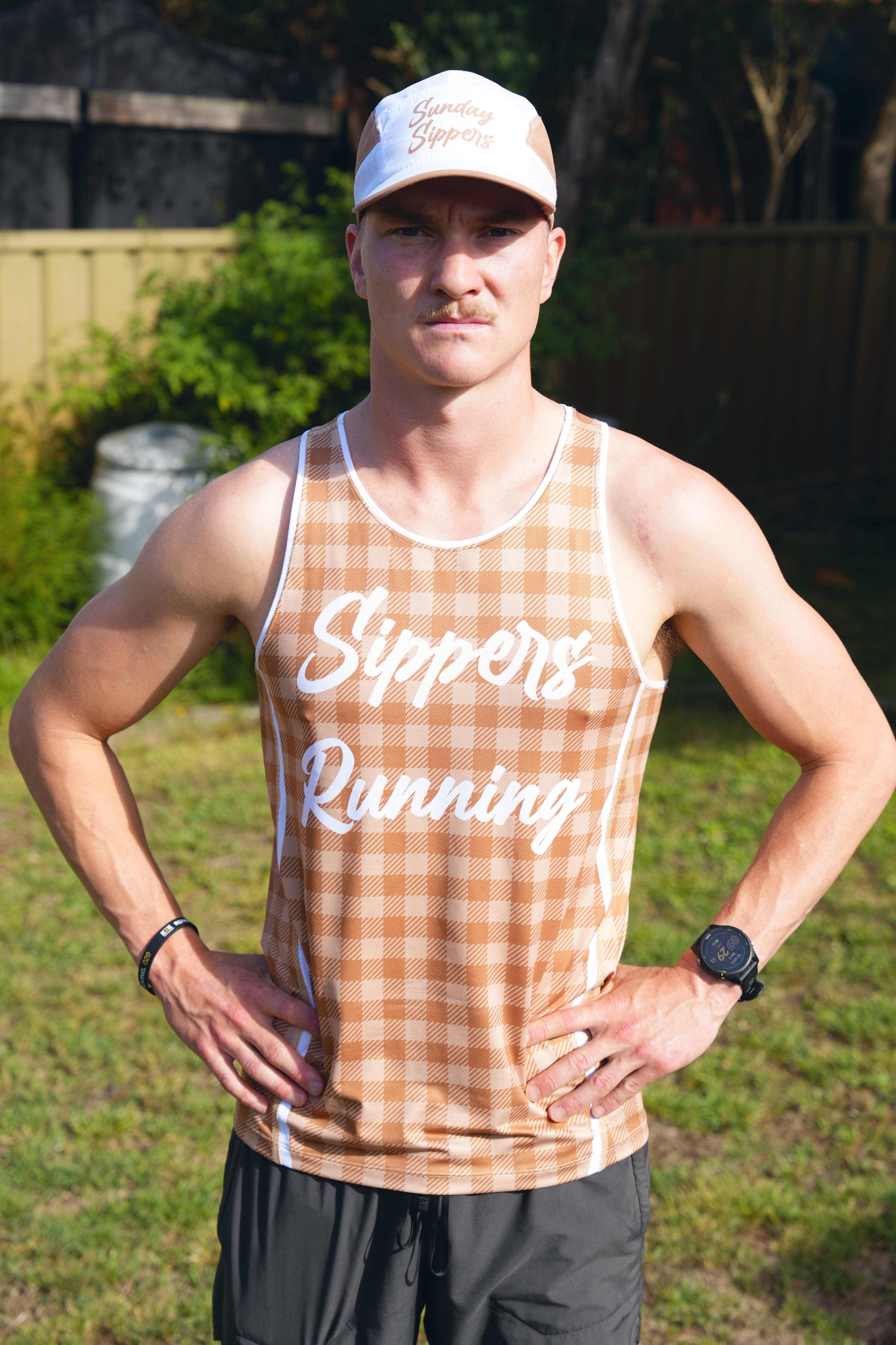 Men's Sippers Running Singlet – Sunday Sippers